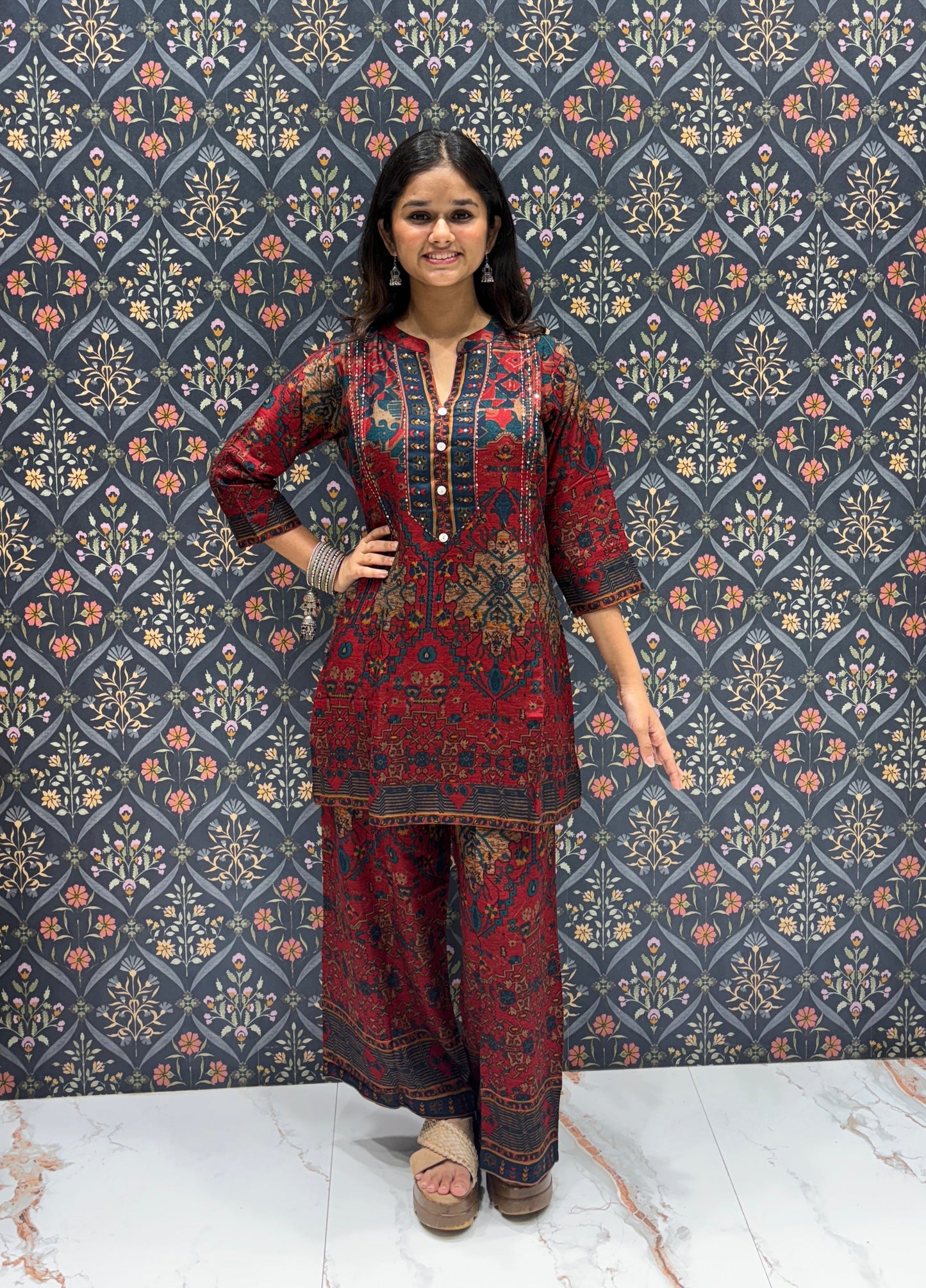 Rayon Printed Comfy Co-ord Set