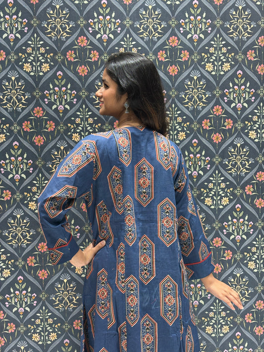 Jaipuri Cotton Printed Co-ord Pant Set