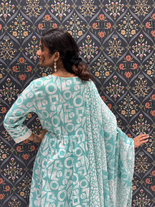 Pure A-Line Cotton Dress