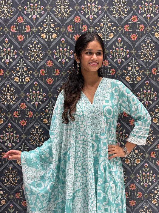Pure A-Line Cotton Dress